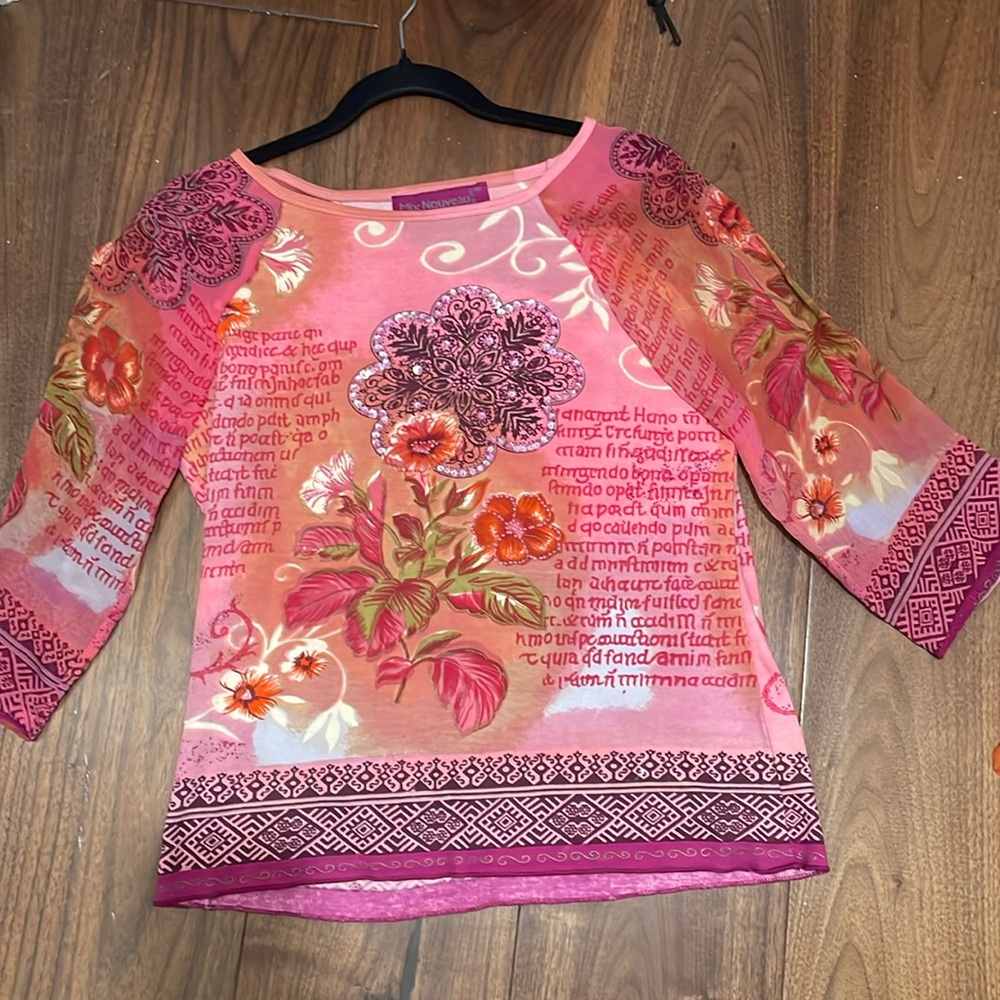 90’s true vintage y2k Mix Nouveau New York blouse